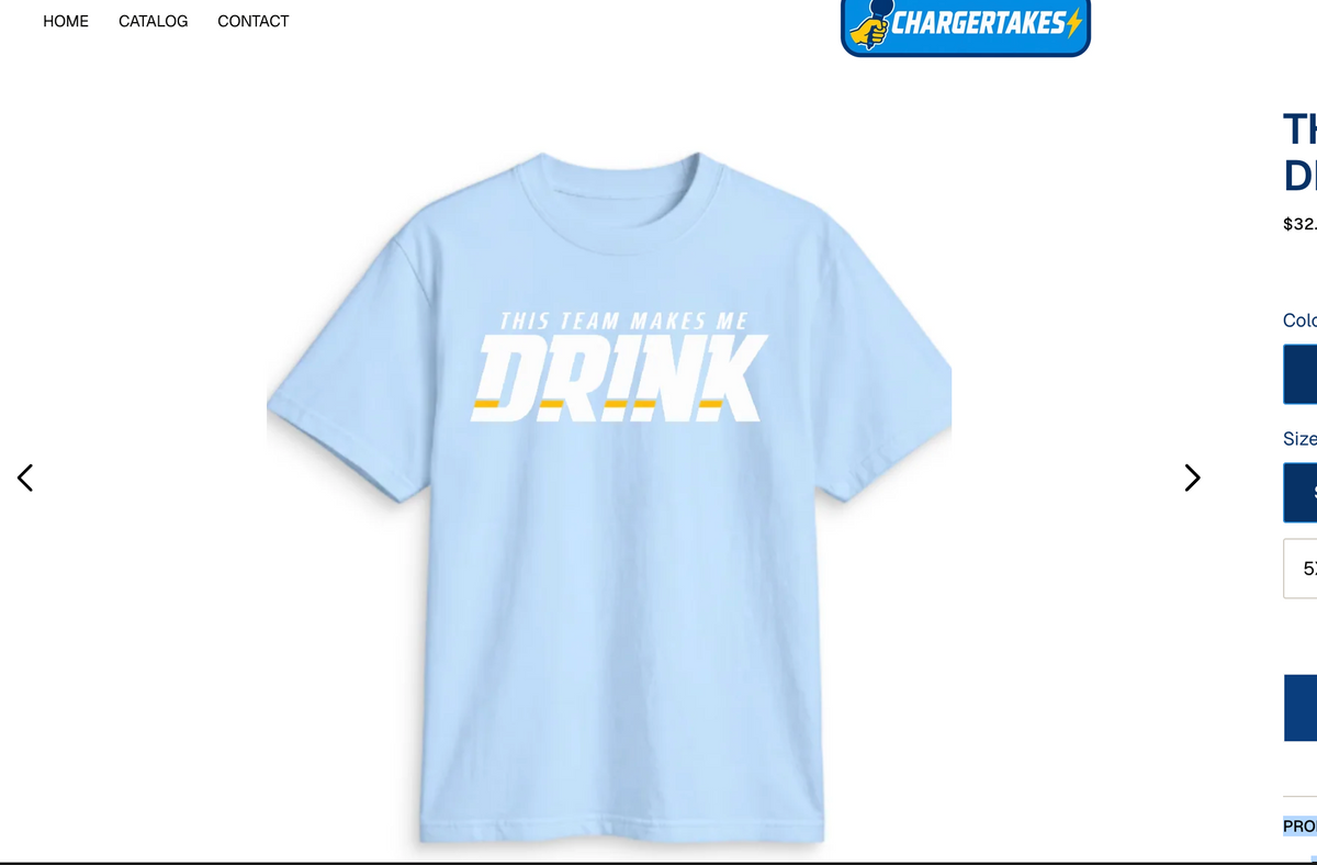 THIS TEAM MAKES ME DRINK (WHITE FONT)