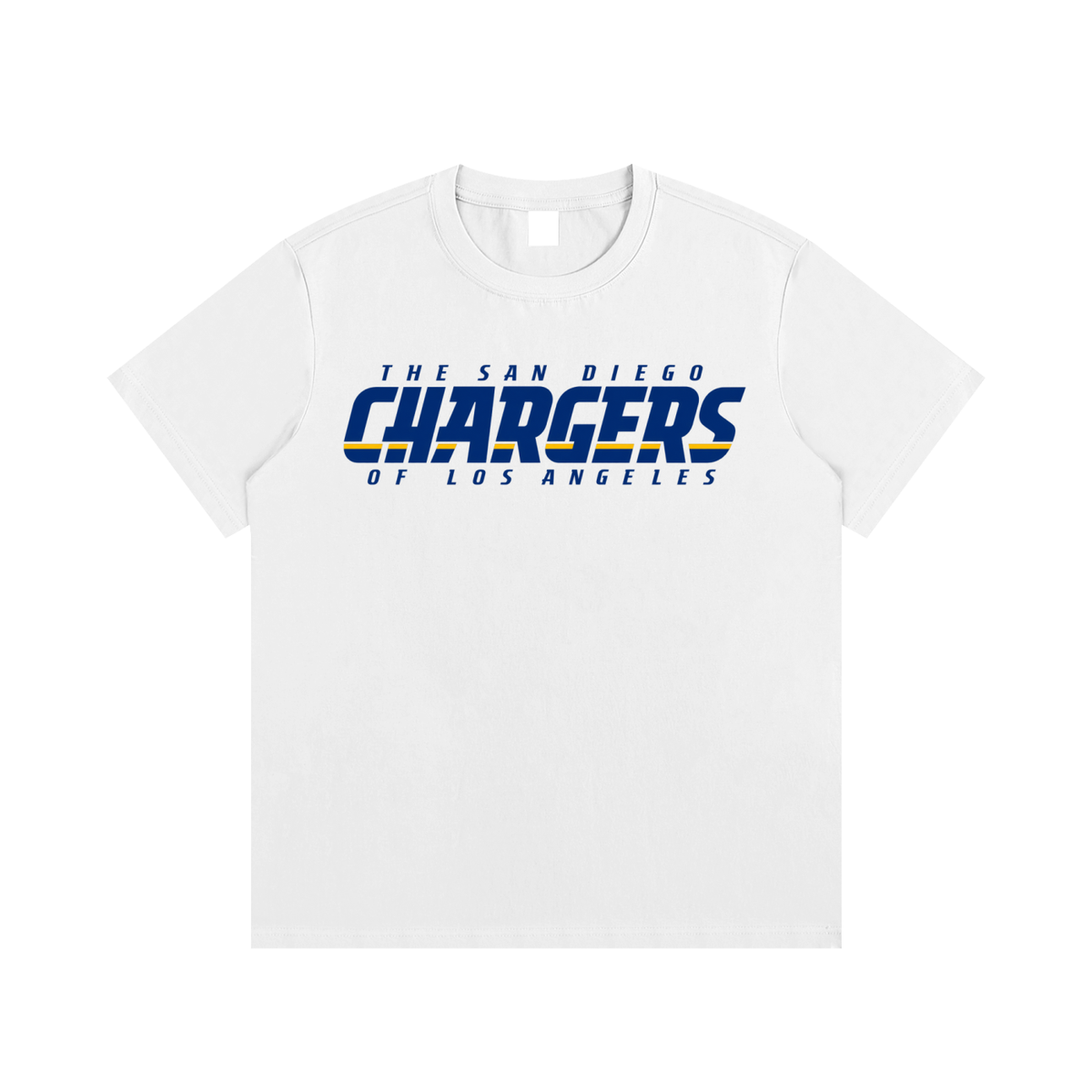 The San Diego Chargers of Los Angeles (Blue Font) T-Shirt